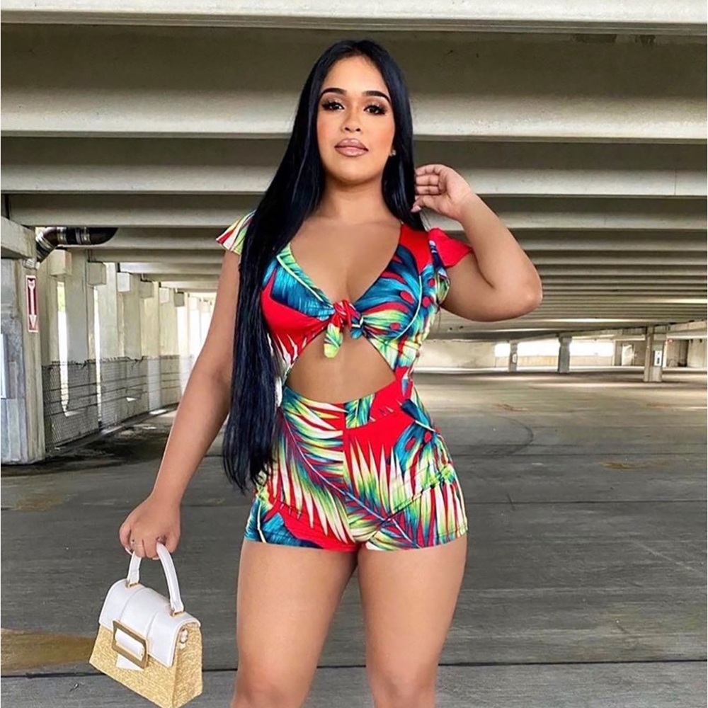 Tropical Romper